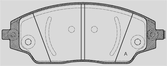 Open Parts Σετ Τακάκια για Chevrolet Aveo
