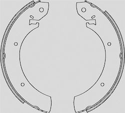 Open Parts Bremsbacken-Satz für Hyundai Sonate Mercedes-Benz GLS