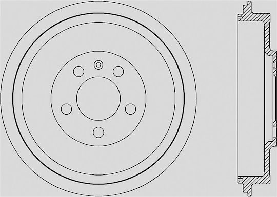 Open Parts Спирачни барабани 1бр за Skoda Октавия