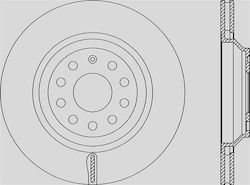 Open Parts Bremsscheiben 1Stück für Audi S3