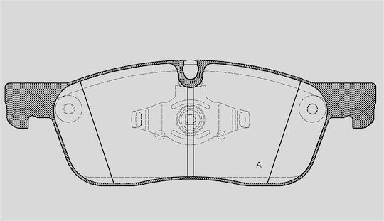 Open Parts Спирачна накладка за Jaguar E-Pace Land Rover Откриване
