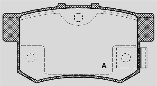 Open Parts Σετ Τακάκια για Honda CR-V