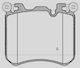 Open Parts Brake Pad for BMW X5