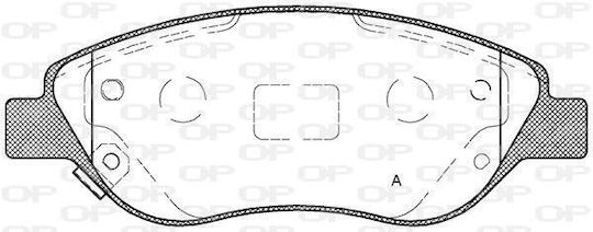 Open Parts Σετ Τακάκια για Fiat Tipo