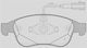 Open Parts Спирачна накладка за Alfa Romeo Джулиета