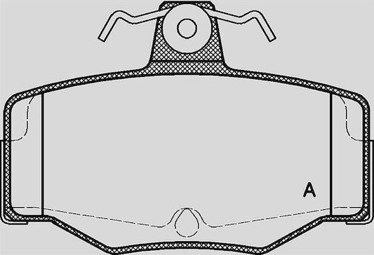 Open Parts Σετ Τακάκια για Nissan Almera