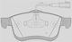Open Parts Σετ Τακάκια για Daihatsu Delta Lancia Delta Opel Combo