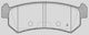 Open Parts Brake Pad for Chevrolet Lacetti Daewoo Lacetti