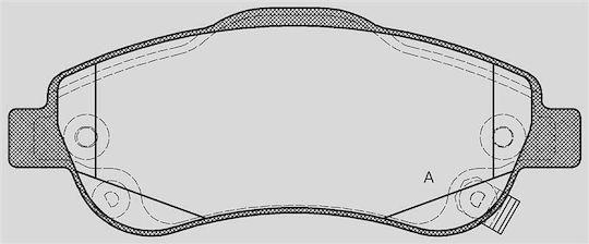 Open Parts Σετ Τακάκια για Honda CR-V