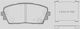 Open Parts Brake Pad for Kia Picanto