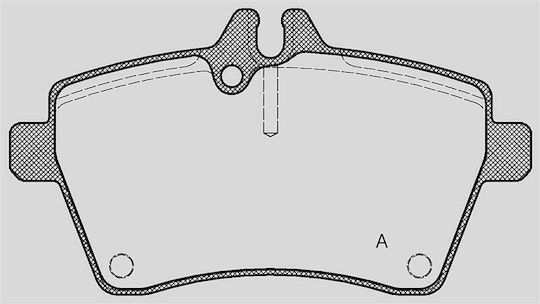 Open Parts Bremsbelag für Mercedes-Benz 170