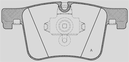 Open Parts Σετ Τακάκια για Audi 80 Mazda 2 / 3