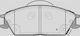 Open Parts Brake Pad for Hyundai Accent