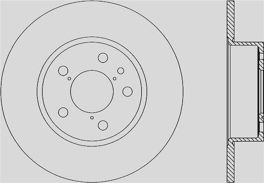 Open Parts Спирачни дискове 1бр за Mercedes-Benz S