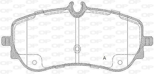 Open Parts Brake Pad for Volkswagen Crafter