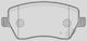 Open Parts Brake Pad for Mercedes-Benz S Suzuki Swift