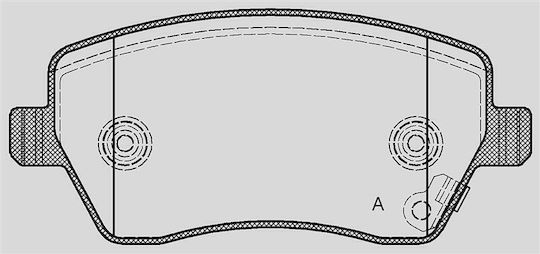 Open Parts Brake Pad for Mercedes-Benz S Suzuki Swift