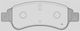 Open Parts Brake Pad for Citroen Berlingo Peugeot 208