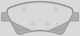 Open Parts Brake Pad for Renault Grand Scenic