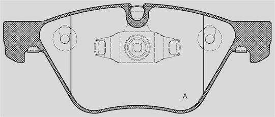 Open Parts Σετ Τακάκια για Fiat 130 Skoda 130