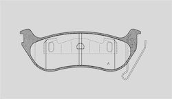 Open Parts Brake Pad for Jeep Cherokee