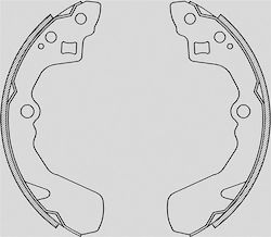 Open Parts Bremsbacken-Satz für Suzuki Baleno