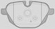 Open Parts Brake Pad for BMW F10 / X3 Mazda 5