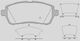 Open Parts Σετ Τακάκια για Ford Fiesta Mercedes-Benz S