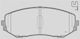 Open Parts Brake Pad for Suzuki Grand Vitara
