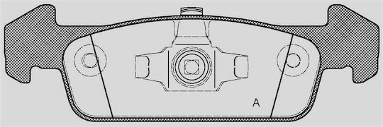 Open Parts Bremsbelag für Dacia Logan Renault Clio