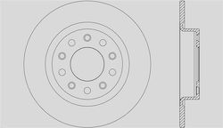Open Parts Brake Discs 1pcs Open Parts Brake Discs 1pcs