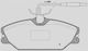Open Parts Σετ Τακάκια για Renault Laguna