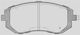 Open Parts Σετ Τακάκια για Subaru Outback / Forester