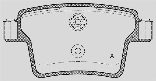 Open Parts Brake Pad for Ford Mondeo