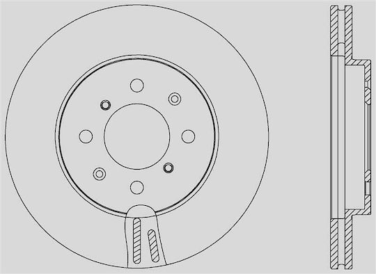 Open Parts Brake Discs 1pcs for Honda Jazz