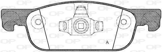 Open Parts Σετ Τακάκια για Renault Twingo / Clio