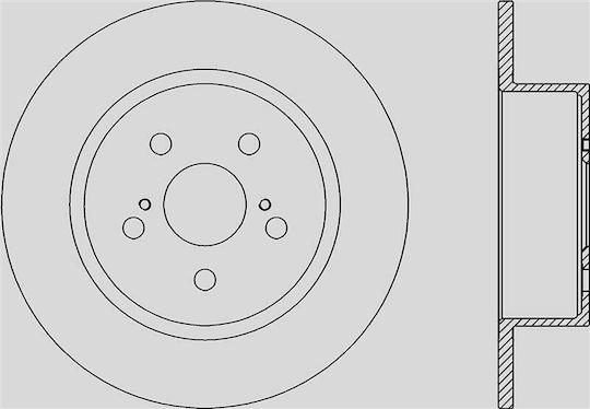 Open Parts Спирачни дискове 1бр за Toyota Авенсис