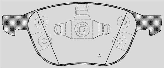 Open Parts Спирачна накладка за Ford Focus / C-Max