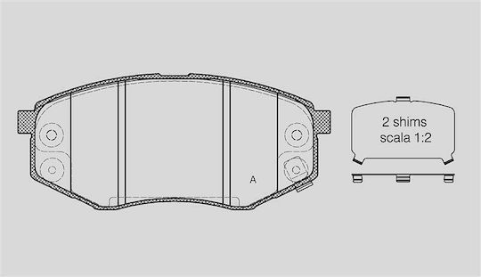 Open Parts Спирачна накладка за Hyundai ix20