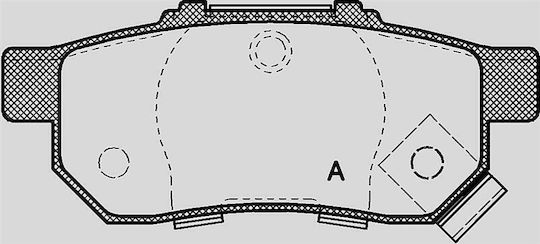 Open Parts Σετ Τακάκια για Honda Jazz