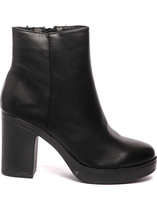 Malesa Ankle Boots Μαύρα