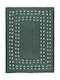 Covor Rectangular din iută Verde