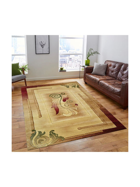 Unique Rug Rectangular Ecru