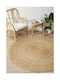 Rug Round Summer Wicker Beige