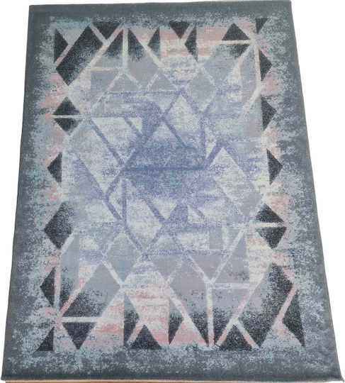 Χαλί Μάλλινο 170x240cm Μπλε