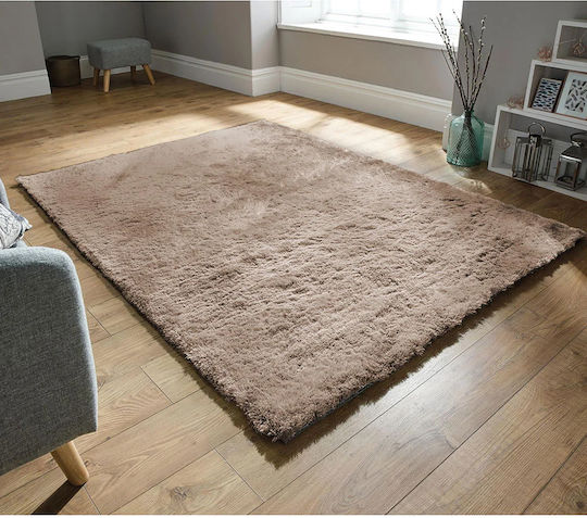 Saray Home Dubai Χαλί Τζακιού Ορθογώνιο Καφέ 200x300cm