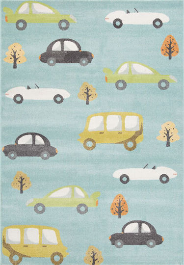 Klonaras Junior Kids Rug Cars Albastru 133x190cm 247/LIGHT