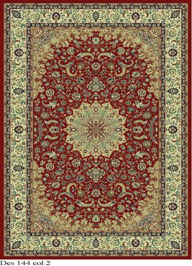 Bedroom Rugs Set Red EFTH1442REDBEDSET 3pcs