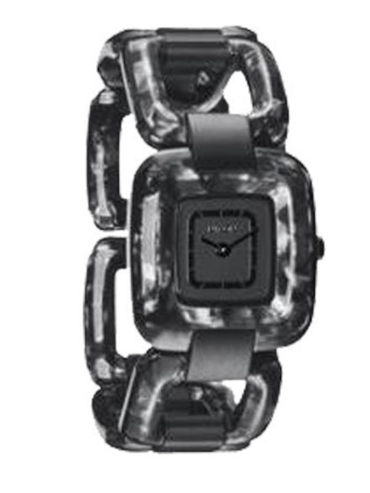 Nixon Γυναικείο Ρολόι 24mm Μπαταρίας με Γκρι Μεταλλικό Μπρασελέ