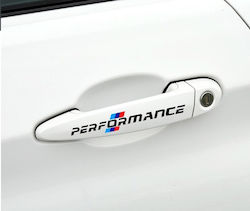 Kl Stickers M Performance for Car Door in Black Color 4pcs